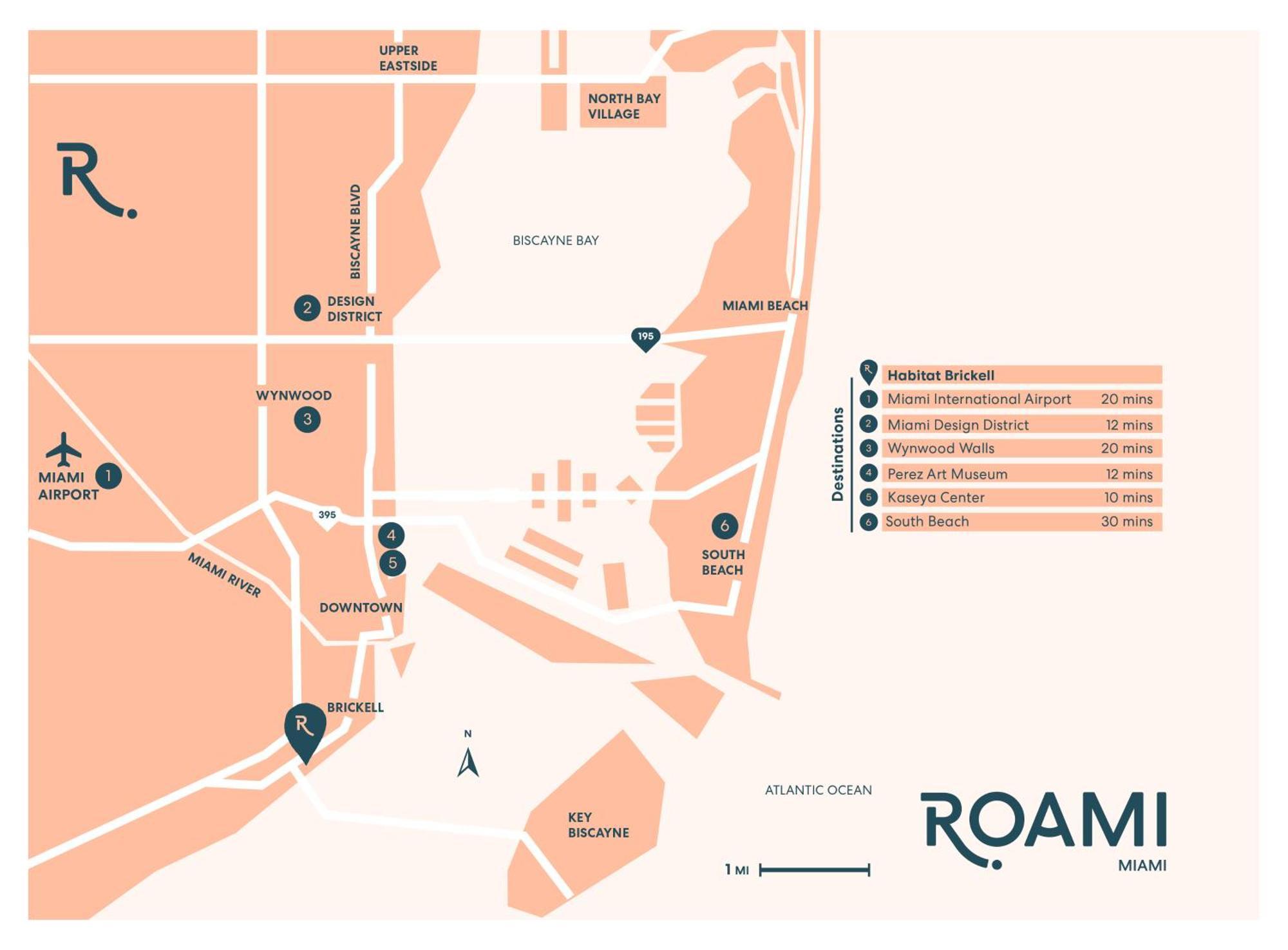 Roami At Habitat Brickell Aparthotel Miami Ngoại thất bức ảnh